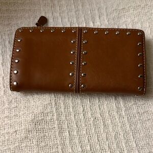 Brown Studded Wallet